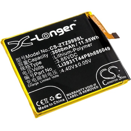 Bsc Preferred ZTE Axon M Axon M LTE-A Multy Z-01K Z999 Mobile Phone Replacement Battery CS-ZTZ999SL